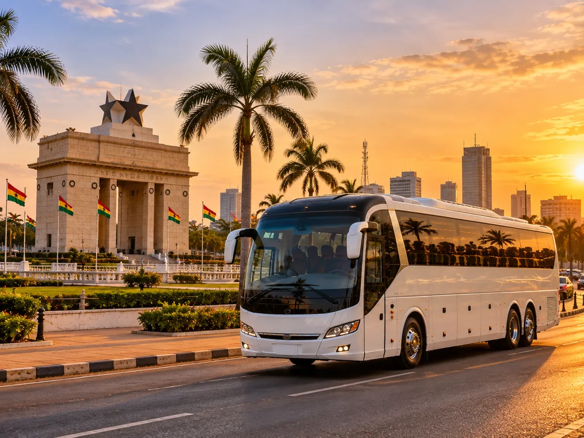 Private Bus Rental Accra – Group Transport Across Ghana