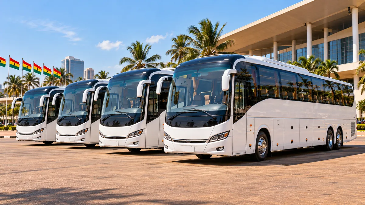 100+ Passenger Multi-Coach Transport Accra
