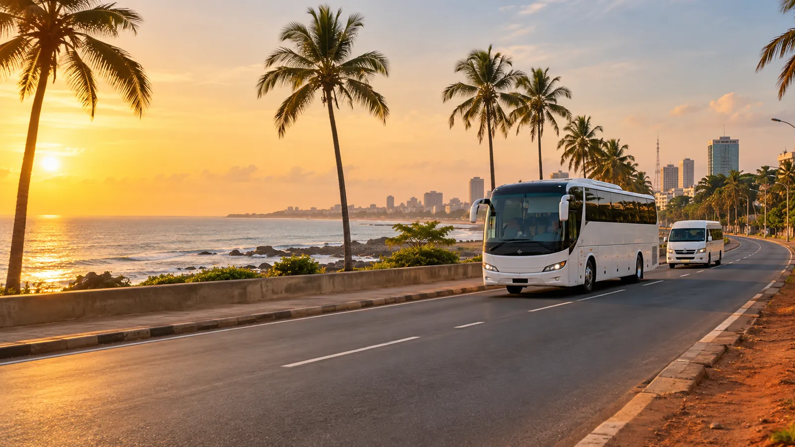 Bus rental and coach hire in Accra